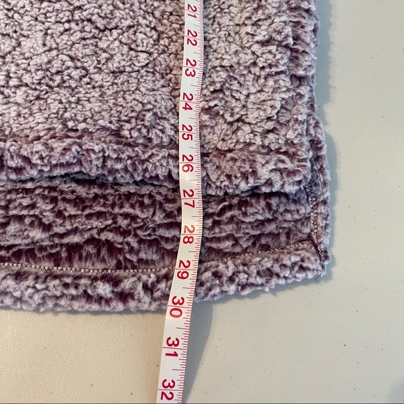 TIME & TRU SNOWTIPPED 3/4 ZIP PLUSH JACKET MEDIUM - Picture 6 of 6